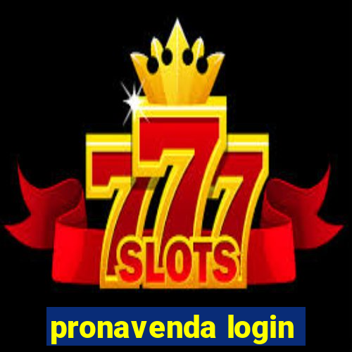 pronavenda login